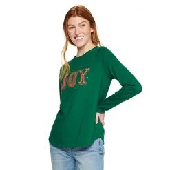Petite Sonoma Goods For Life® Long Sleeve Holiday Graphic Tee So Very Merry Red -Sonoma Goods For Life Shop unnamed file 5408