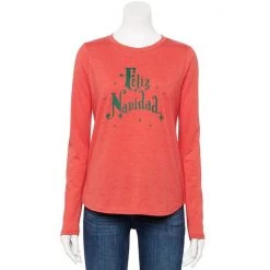 Petite Sonoma Goods For Life® Long Sleeve Holiday Graphic Tee So Very Merry Red -Sonoma Goods For Life Shop unnamed file 5409