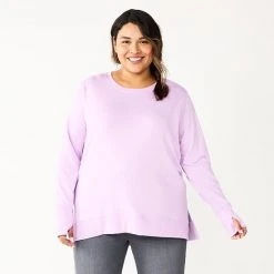 Plus Size Sonoma Goods For Life® Super Soft Long Sleeve Tunic Top Olive -Sonoma Goods For Life Shop unnamed file 5417