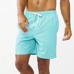 Men's Sonoma Goods For Life® Full Elastic Waistband Swim Trunks Aqua Geo -Sonoma Goods For Life Shop unnamed file 5452