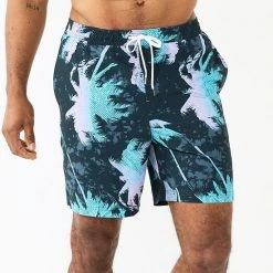 Men's Sonoma Goods For Life® Full Elastic Waistband Swim Trunks Aqua Geo -Sonoma Goods For Life Shop unnamed file 5462