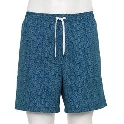 Men's Sonoma Goods For Life® Full Elastic Waistband Swim Trunks Aqua Geo -Sonoma Goods For Life Shop unnamed file 5463