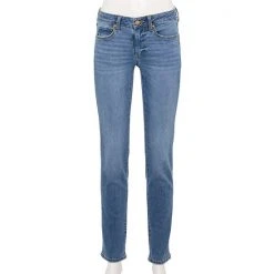 Petite Sonoma Goods For Life® Mid-Rise Straight-Leg Jeans Authentic Medium