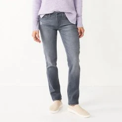 Petite Sonoma Goods For Life® Mid-Rise Straight-Leg Jeans Authentic Medium -Sonoma Goods For Life Shop unnamed file 5469