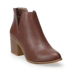 Sonoma Goods For Life® Donkey Women's Western Dip Ankle Boots Brown -Sonoma Goods For Life Shop unnamed file 551