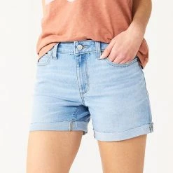 Women's Sonoma Goods For Life® High-Waist 5" Jean Shorts Broadway -Sonoma Goods For Life Shop unnamed file 5554