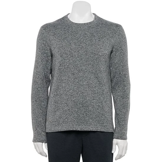 Men's Sonoma Goods For Life® Sweater Fleece Crewneck Sleep Tee Mineral Black 5 Men's Sonoma Goods For Life® Sweater Fleece Crewneck Sleep Tee Mineral Black - Image 3