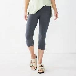 Petite Sonoma Goods For Life® Wide-Waist Capri Leggings Pink Dip Dye -Sonoma Goods For Life Shop unnamed file 5663