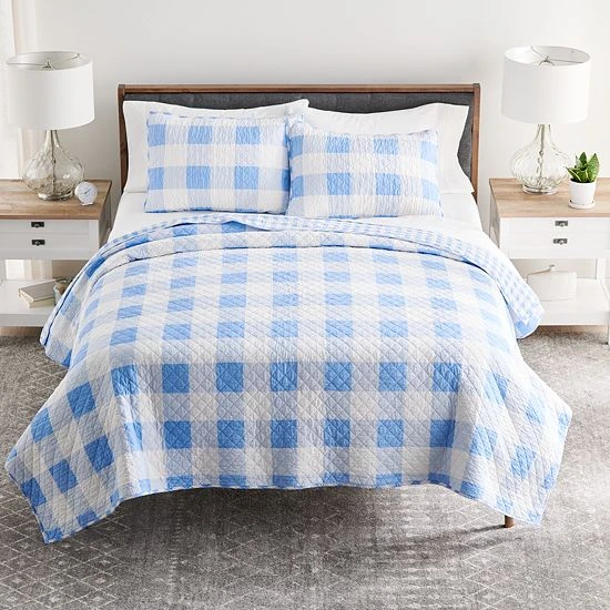 Sonoma Goods For Life® Reversible Printed Quilt Set With Shams Floral Trellis 16 Sonoma Goods For Life® Reversible Printed Quilt Set With Shams Floral Trellis - Image 14