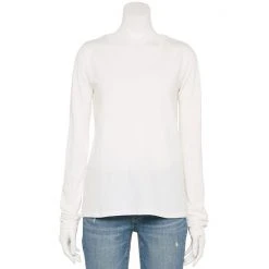 Women's Sonoma Goods For Life® Everyday Adaptive V-Neck Long Sleeve Top White -Sonoma Goods For Life Shop unnamed file 5747