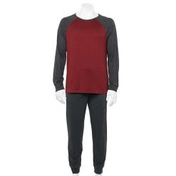 Men's Sonoma Goods For Life® Supersoft Standard-Fit Raglan Tee & Jogger Pants Brown Gray Heather -Sonoma Goods For Life Shop unnamed file 5759
