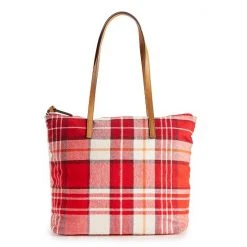 Sonoma Goods For Life® Women's Flannel Tote Bag Red Plaid -Sonoma Goods For Life Shop unnamed file 5813