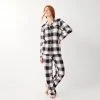 Women's Sonoma Goods For Life® Flannel Pajama Shirt & Pajama Pants Set Aqua Heather Buffalo -Sonoma Goods For Life Shop unnamed file 5876