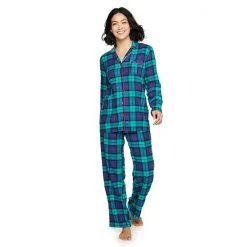 Women's Sonoma Goods For Life® Flannel Pajama Shirt & Pajama Pants Set Aqua Heather Buffalo 14 Women's Sonoma Goods For Life® Flannel Pajama Shirt & Pajama Pants Set Aqua Heather Buffalo -Sonoma Goods For Life Shop unnamed file 5879