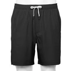 Men's Sonoma Goods For Life® 7-Inch Full Elastic-Waistband Swim Trunks Black