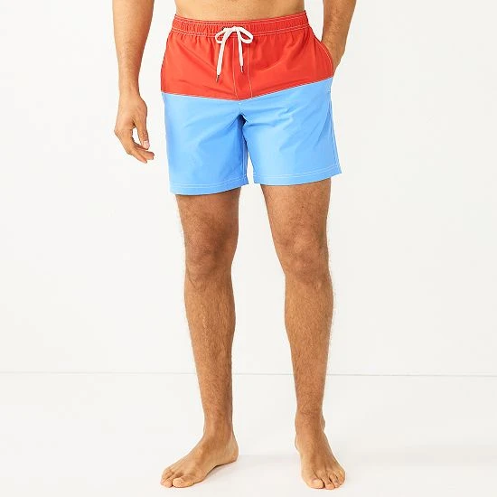 Men's Sonoma Goods For Life® 7-Inch Full Elastic-Waistband Swim Trunks Black 16 Men's Sonoma Goods For Life® 7-Inch Full Elastic-Waistband Swim Trunks Black - Image 14