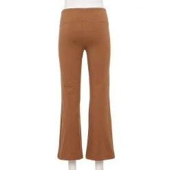 Women's Sonoma Goods For Life® High-Waisted Flare Leggings Brown -Sonoma Goods For Life Shop unnamed file 604