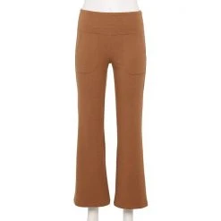 Women's Sonoma Goods For Life® High-Waisted Flare Leggings Brown -Sonoma Goods For Life Shop unnamed file 610