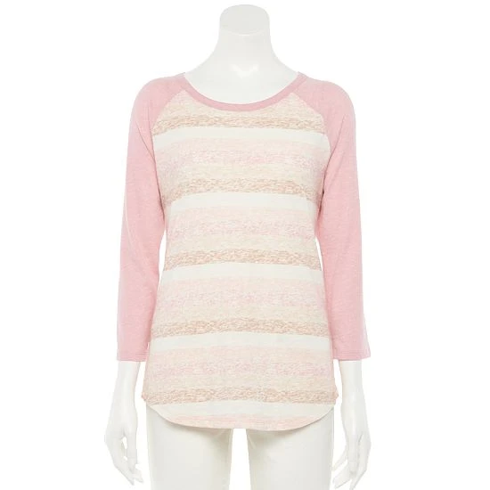 Women's Sonoma Goods For Life® Baseball Tee Gray Long Live 16 Women's Sonoma Goods For Life® Baseball Tee Gray Long Live - Image 14