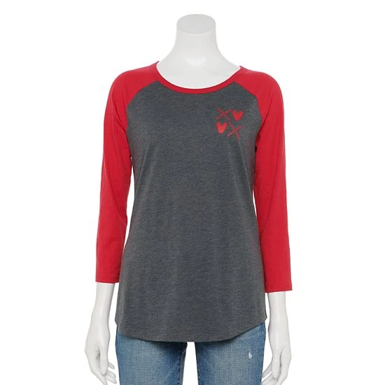 Women's Sonoma Goods For Life® Baseball Tee Gray Long Live 19 Women's Sonoma Goods For Life® Baseball Tee Gray Long Live - Image 17