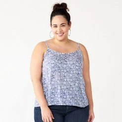 Plus Size Sonoma Goods For Life® Swing Tank Navy Floral -Sonoma Goods For Life Shop unnamed file 6144