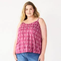 Plus Size Sonoma Goods For Life® Swing Tank Navy Floral -Sonoma Goods For Life Shop unnamed file 6147