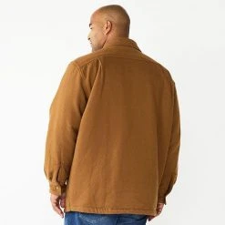 Big & Tall Sonoma Goods For Life® Sherpa-Lined Shirt Jacket Cabin Brown 8 Big & Tall Sonoma Goods For Life® Sherpa-Lined Shirt Jacket Cabin Brown -Sonoma Goods For Life Shop unnamed file 6171