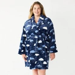 Plus Size Sonoma Goods For Life® Short Plush Robe Black 18 Plus Size Sonoma Goods For Life® Short Plush Robe Black -Sonoma Goods For Life Shop unnamed file 6180