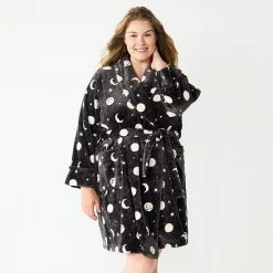 Plus Size Sonoma Goods For Life® Short Plush Robe Black 22 Plus Size Sonoma Goods For Life® Short Plush Robe Black -Sonoma Goods For Life Shop unnamed file 6184