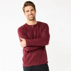 Men's Sonoma Goods For Life® Textured Henley Top Charcoal Space Dye 17 Men's Sonoma Goods For Life® Textured Henley Top Charcoal Space Dye -Sonoma Goods For Life Shop unnamed file 6192