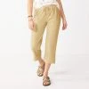 Women's Sonoma Goods For Life® Cropped Lightweight Lounge Pants Olive Night