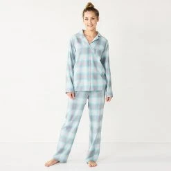 Women's Sonoma Goods For Life® Flannel Pajama Shirt & Pajama Pants Sleep Set Navy Forest Pld 18 Women's Sonoma Goods For Life® Flannel Pajama Shirt & Pajama Pants Sleep Set Navy Forest Pld -Sonoma Goods For Life Shop unnamed file 623