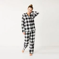 Women's Sonoma Goods For Life® Flannel Pajama Shirt & Pajama Pants Sleep Set Navy Forest Pld 19 Women's Sonoma Goods For Life® Flannel Pajama Shirt & Pajama Pants Sleep Set Navy Forest Pld -Sonoma Goods For Life Shop unnamed file 624