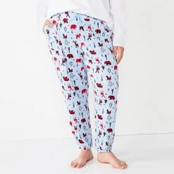 Plus Size Sonoma Goods For Life® Snit Banded Bottom Pajama Pants Blue Celestial -Sonoma Goods For Life Shop unnamed file 6244