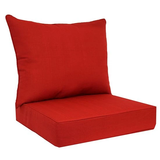 Sonoma Goods For Life® Indoor Outdoor Deep Seat Cushion Set Green Palm 8 Sonoma Goods For Life® Indoor Outdoor Deep Seat Cushion Set Green Palm - Image 6