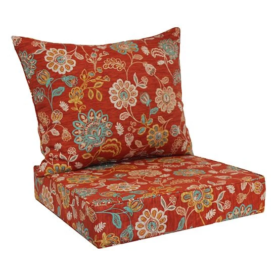 Sonoma Goods For Life® Indoor Outdoor Deep Seat Cushion Set Green Palm 13 Sonoma Goods For Life® Indoor Outdoor Deep Seat Cushion Set Green Palm - Image 11