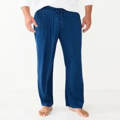 Big & Tall Sonoma Goods For LifeĀ® Lush Luxe Relaxed-Fit Sleep Pants Mineral Navy Space Dye