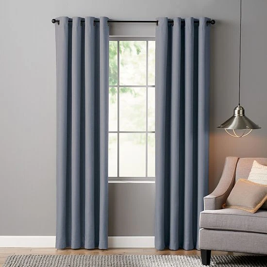 Sonoma Goods For Life® Ultimate Performance 2-Pack Rockport 100% Blackout Curtain Gray 15 Sonoma Goods For Life® Ultimate Performance 2-Pack Rockport 100% Blackout Curtain Gray - Image 13