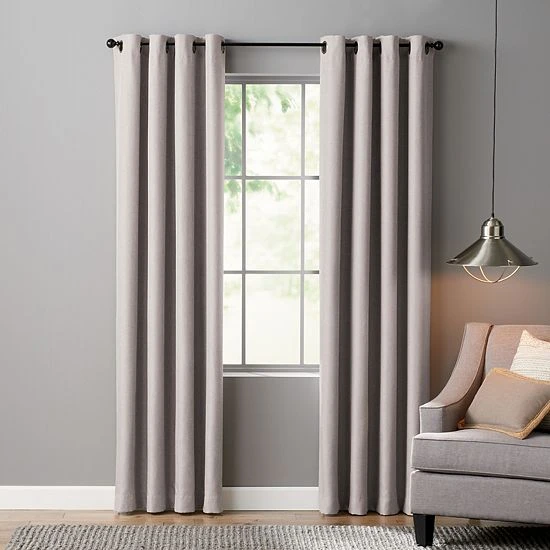Sonoma Goods For Life® Ultimate Performance 2-Pack Rockport 100% Blackout Curtain Gray 16 Sonoma Goods For Life® Ultimate Performance 2-Pack Rockport 100% Blackout Curtain Gray - Image 14