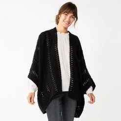 Women's Sonoma Goods For Life® Open Knit Kimono Ivory -Sonoma Goods For Life Shop unnamed file 6376