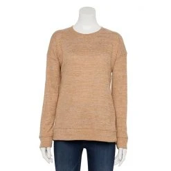 Women's Sonoma Goods For Life® Supersoft Crewneck Top Gray Heather -Sonoma Goods For Life Shop unnamed file 640