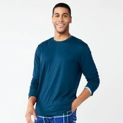 Men's Sonoma Goods For Life® Lush Luxe Tee Teal Space Dye