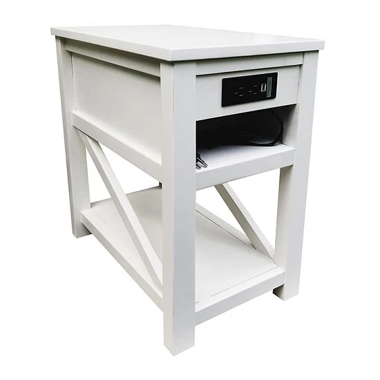 Sonoma Goods For Life® Cameron Charging Station End Table Hazelnut 6 Sonoma Goods For Life® Cameron Charging Station End Table Hazelnut - Image 4