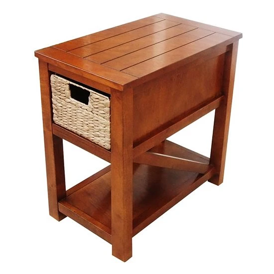 Sonoma Goods For Life® Cameron Charging Station End Table Hazelnut 7 Sonoma Goods For Life® Cameron Charging Station End Table Hazelnut - Image 5