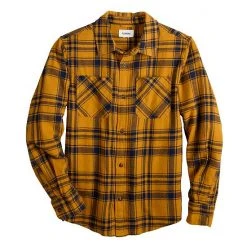 Boys 8-20 Sonoma Goods For Life® Plaid Flannel Button-Up Shirt In Regular & Husky Buffalo Check Olive -Sonoma Goods For Life Shop unnamed file 652