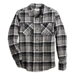 Boys 8-20 Sonoma Goods For Life® Plaid Flannel Button-Up Shirt In Regular & Husky Buffalo Check Olive -Sonoma Goods For Life Shop unnamed file 658