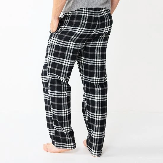 Men's Sonoma Goods For Life® Flannel Pajama Pants Red Black Check 4 Men's Sonoma Goods For Life® Flannel Pajama Pants Red Black Check - Image 2
