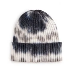 Women's Sonoma Goods For Life® Tie Dye Rib Beanie Neutral Dye