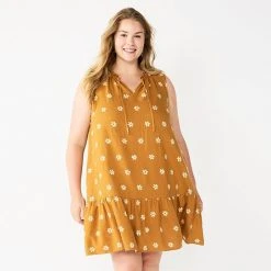 Women's Sonoma Goods For Life® Tiered Sleeveless Dress Pink Floral -Sonoma Goods For Life Shop unnamed file 6655