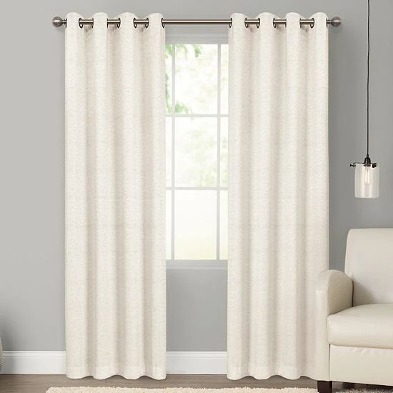 Sonoma Goods For Life® 2-pack Turner Blackout Window Curtains Tan 8 Sonoma Goods For Life® 2-pack Turner Blackout Window Curtains Tan - Image 6